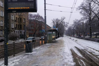 Atak zimy w Szczecinie
