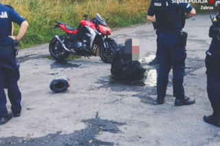 Zabrze: Motocyklista chciał sprawdzić, czy uda się mu uciec przed policją. Padły strzały!