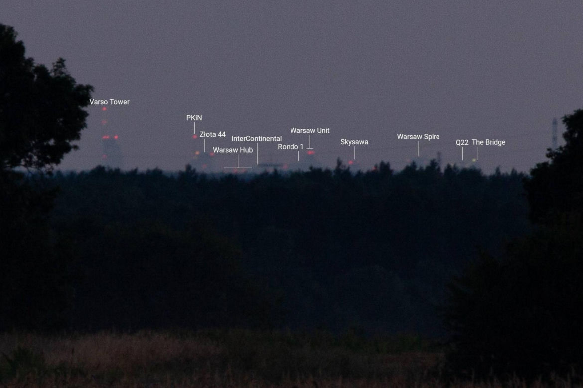 TOP 10 najdalszych widoków Warszawy. To nie są zdjęcia lotnicze, wszystkie zrobiono z poziomu ziemi!