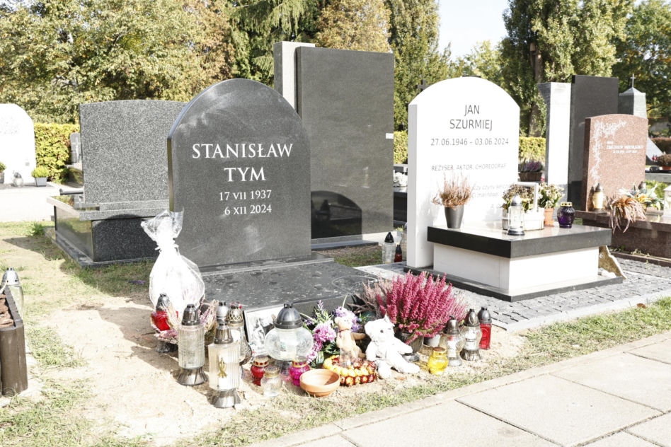 Tak wygląda grób Stanisława Tyma