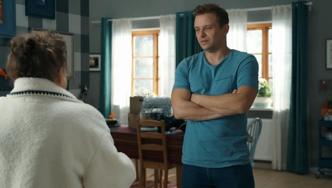 Barwy szczęścia odc. 3339. Hubert (Marek Molak), Lucyna (Grażyna Zielińska)