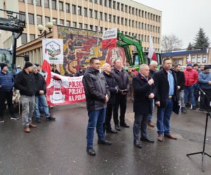 Rolnicy z regionu Siedleckiego protestowali w Siedlcach