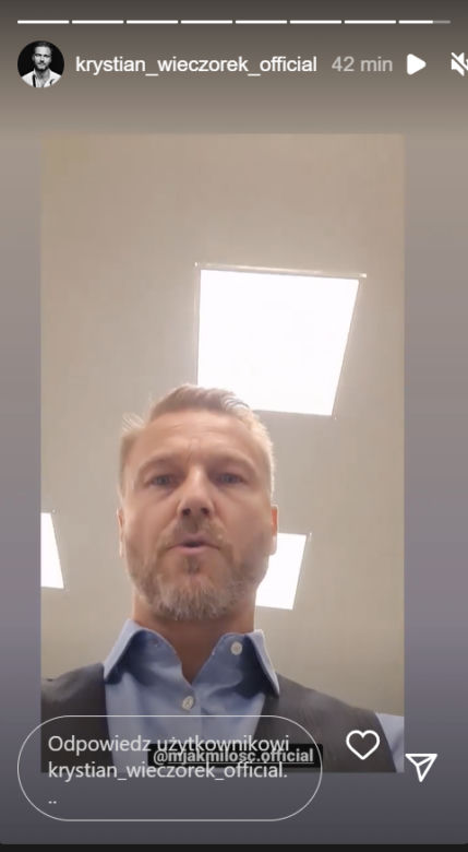 M jak miłość po wakacjach 2022. Andrzej Budzyński (Krystian Wieczorek)