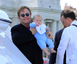 Elton John i jego mąż pokazali synkowi Wenecję