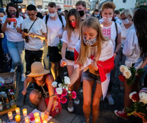 Kraków solidarny z Białorusią