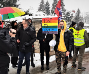 „LGBT to ludzie - uliczny protest w Tarnowie