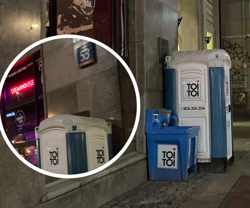Potężna awantura o toi toi na Marszałkowskiej. Wielka metropolia