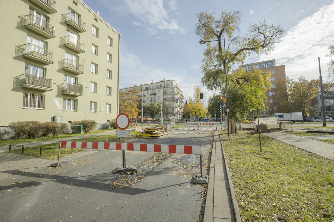 Kierowcy głupieją na Grenadierów przez remont wodociągowców