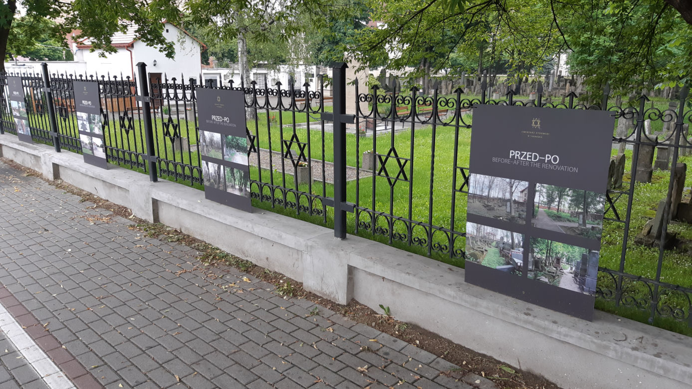 Kirkut pomalowany przez pseudo graficiarzy