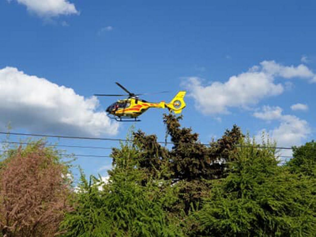 Wypadek rowerzystek w Wilkowicach