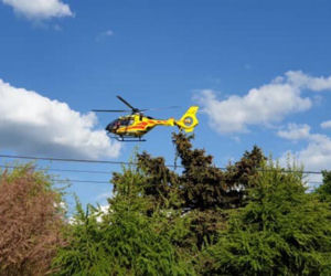 Wypadek rowerzystek w Wilkowicach