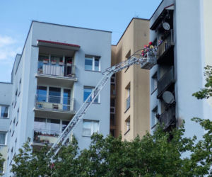 Pożar mieszkania we Wrocławiu