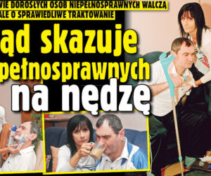 Rząd skazuje niepełnosprawnych na nędzę