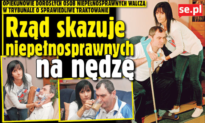 Rząd skazuje niepełnosprawnych na nędzę