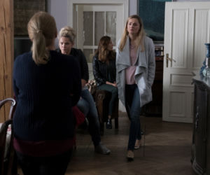Przyjaciółki 6 sezon odc. 71. Zuza (Anita Sokołowska), Inga (Małgorzata Socha), Patrycja (Joanna Liszowska), Anka (Magdalena Stużyńska)