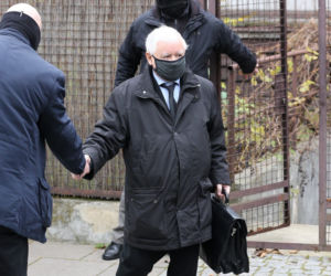 Jarosław Kaczyński. Tak prezes wyszedł do pracy