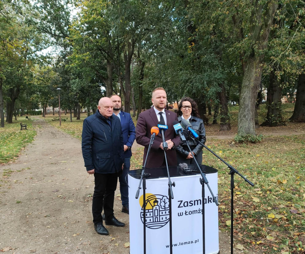 Blisko 12 milionów złotych na tereny zielone w Łomży. Zmiany zajdą na terenie Parków Ludowego, Jakuba Wagi i przy ulicy Katyńskiej