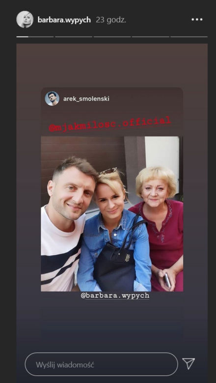 M jak miłość po wakacjach 2020. Bartek (Arkadiusz Smoleński), Sonia (Barbara Wypych), Kisielowa (Małgorzata Różniatowska)