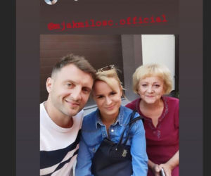 M jak miłość po wakacjach 2020. Bartek (Arkadiusz Smoleński), Sonia (Barbara Wypych), Kisielowa (Małgorzata Różniatowska)