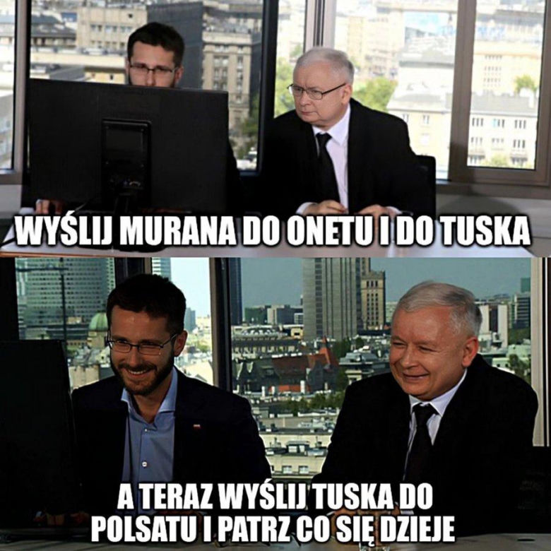 Tusk powołuje się na Murańskiego - MEMY