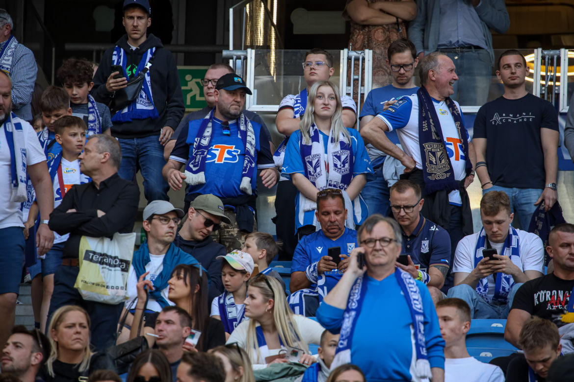 Tak bawili się kibice na meczu Lech Poznań - Jagiellonia Białystok