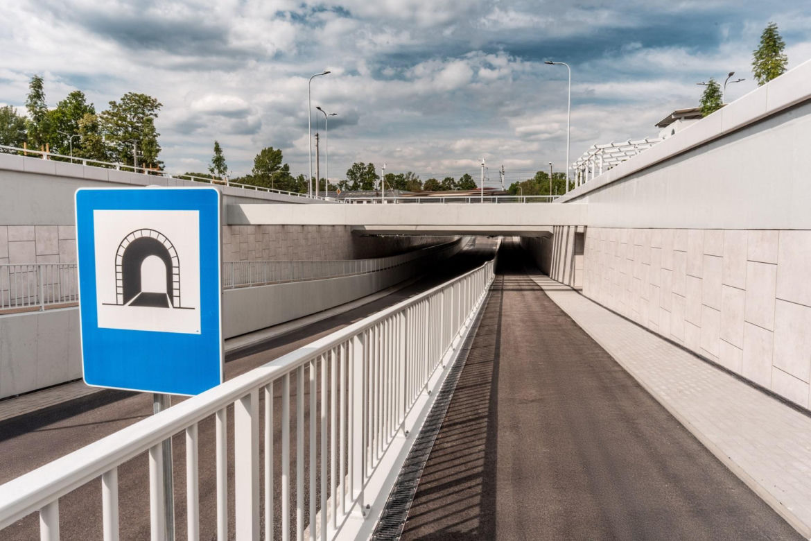 Drugi tunel pod torami w Sulejówku