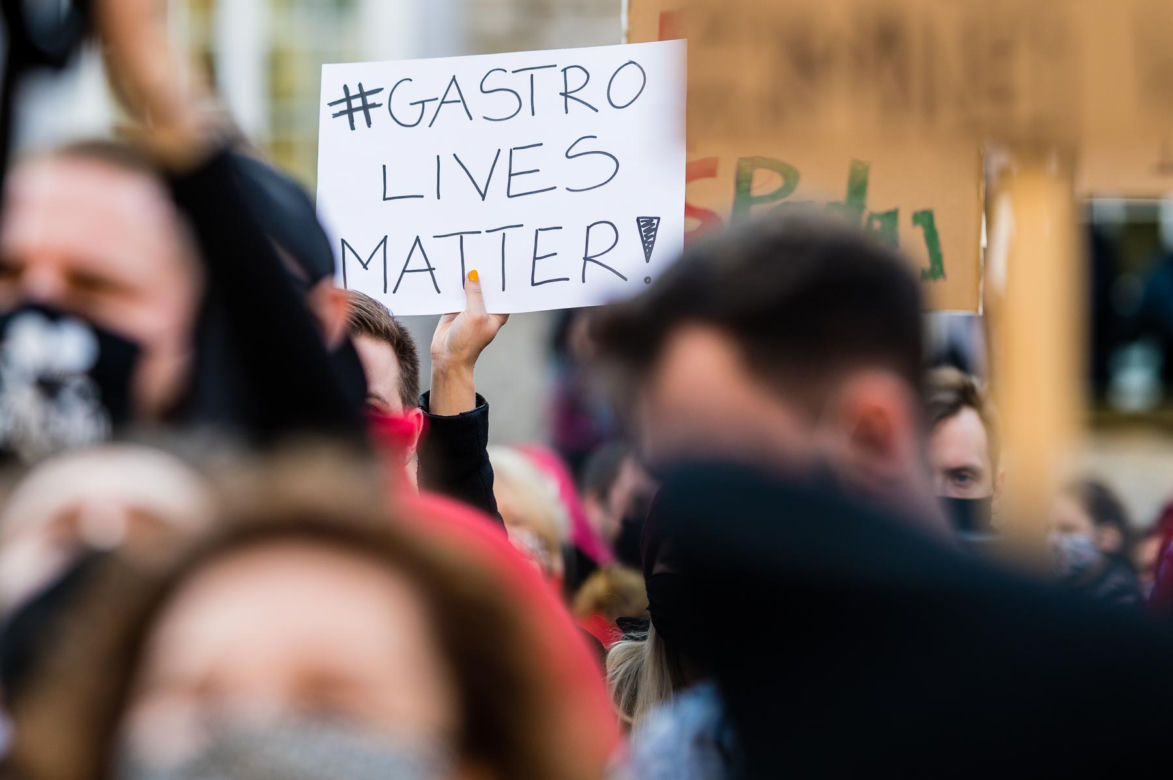 "Gastro Strajk" w Gdańsku. Branża gastronomiczna ma DOŚĆ! [ZDJĘCIA] 