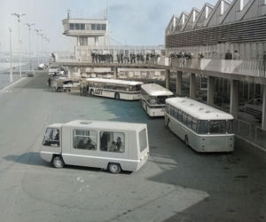 Terminal na Okęciu z lat 60.