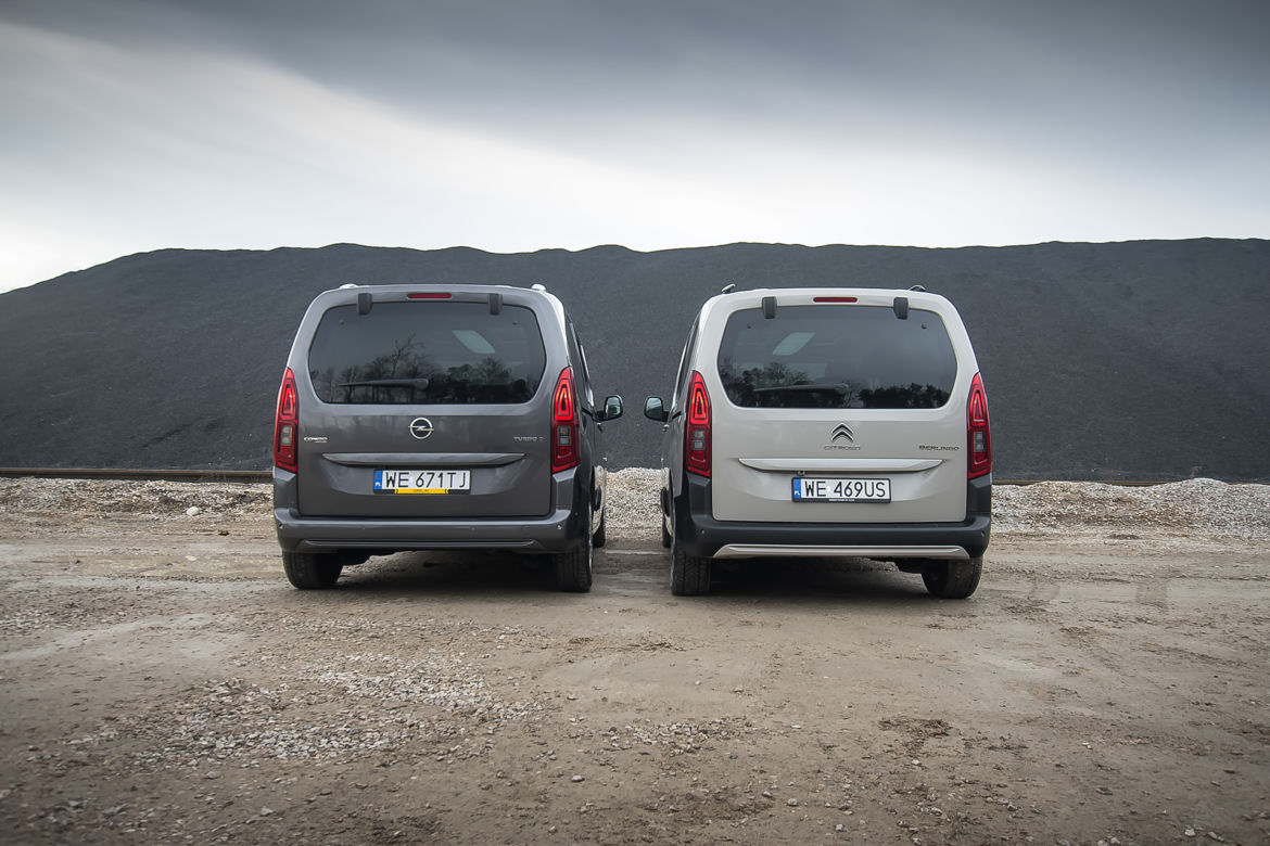 Citroen Berlingo Shine 1.5 BlueHDI 130 KM 6MT vs. Opel Combo Life Elite 1.5D 130 KM 6MT