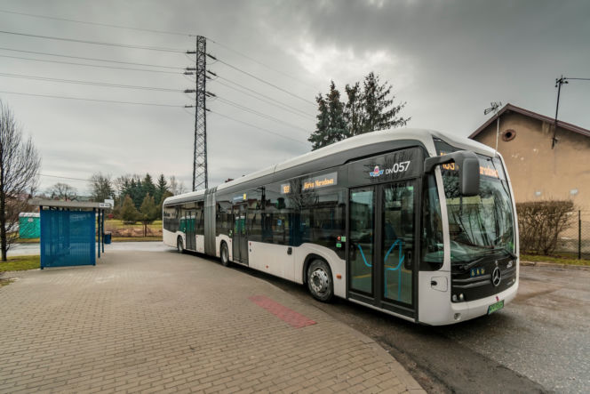 Mercedes eCitaro G na testach w Krakowie