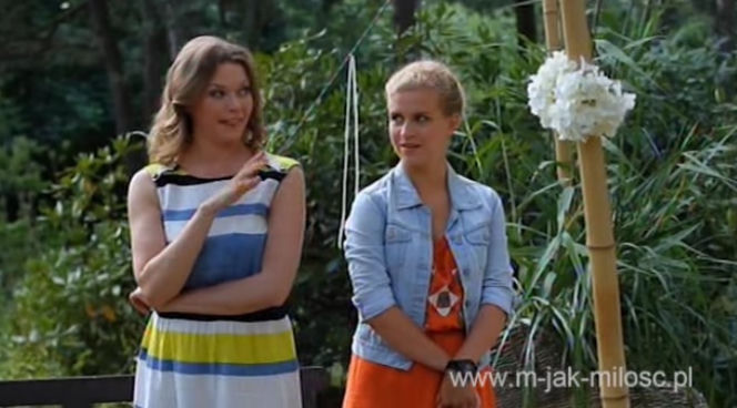 M jak miłość odc. 1174. Anna (Tamara Arciuch), Natalka (Marcjanna Lelek)