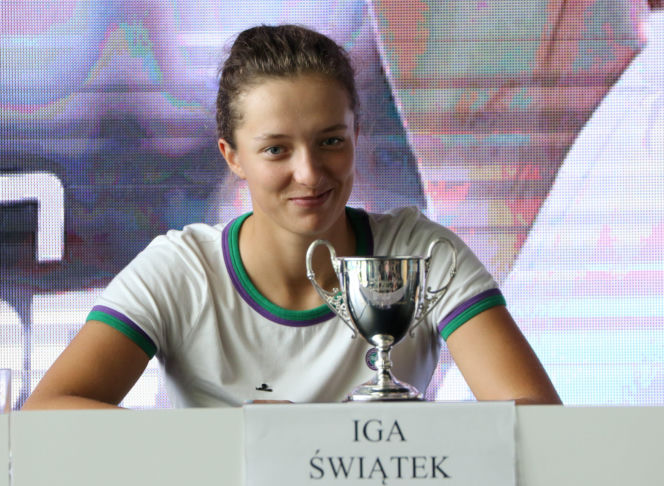 Iga Świątek jako 17-latka
