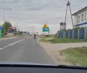 Policyjny pościg za Włochem na motorze. Nie miał prawa jazdy i przejechał na czerwonym