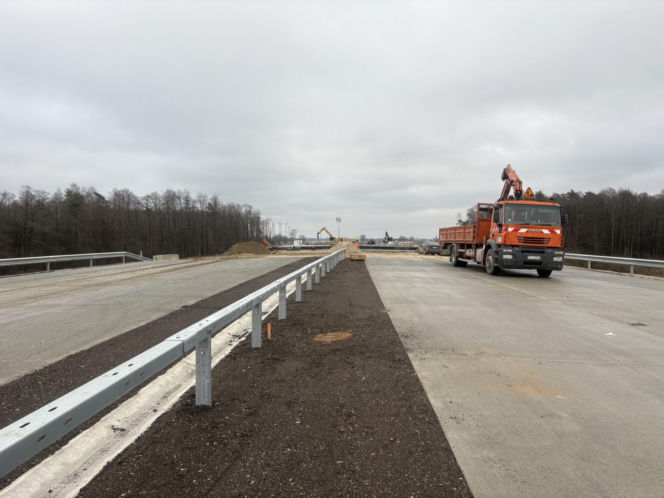 Postępy na budowie A2 Siedlce - Biała Podlaska