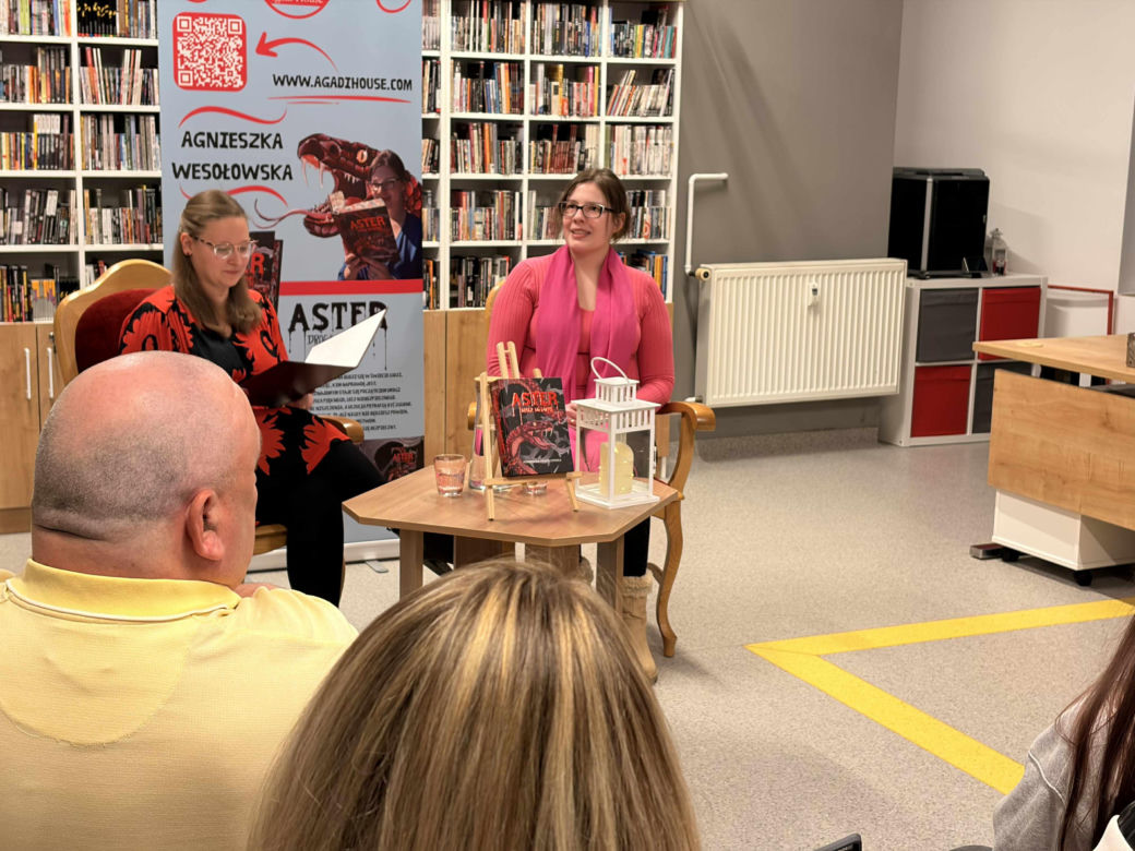Spotkanie autorskie z Agnieszką Wesołowską w Grudziądzu