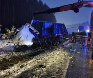 Wypadek na S1 w Dąbrowie Górniczej