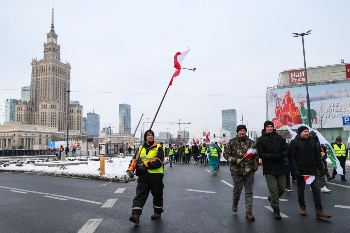 Protest rolników w Warszawie (9.01.2026)