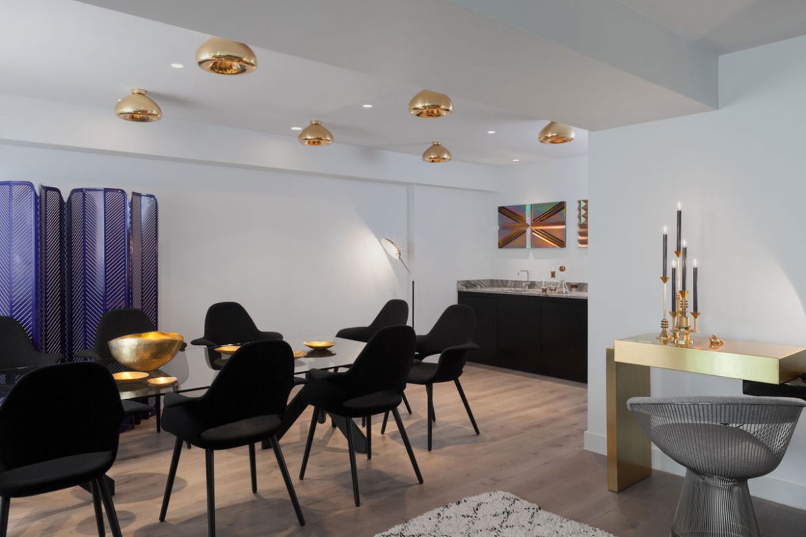 Wnętrze hotelu Mondrian w Londynie