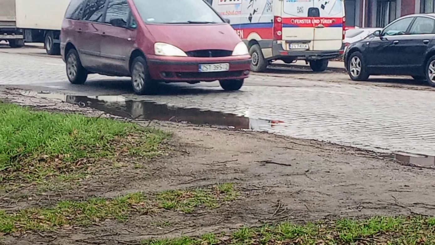 Ulica Cukrowa w Szczecinie to prawdziwy koszmar kierowców