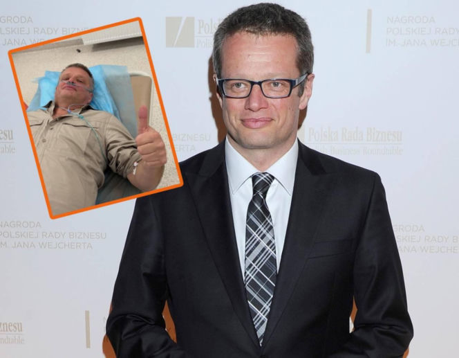 Marcin Meller pokazał zdjęcie ze szpitala. Jednocześnie zaapelował do swoich fanów