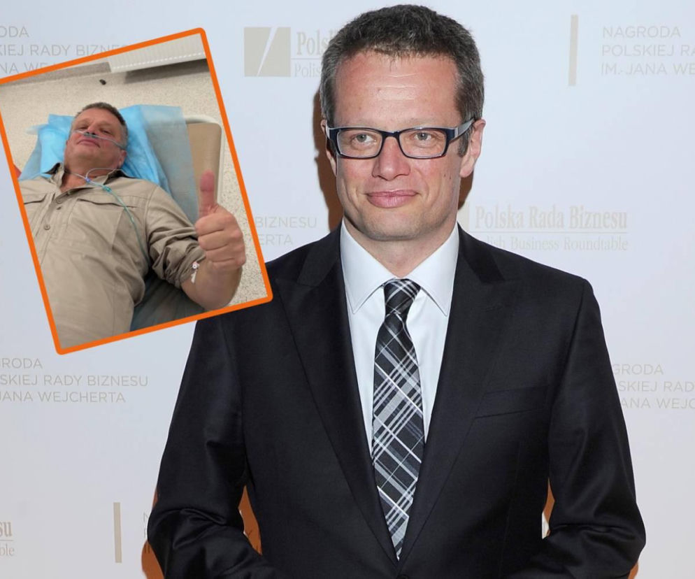 Marcin Meller pokazał zdjęcie ze szpitala. Jednocześnie zaapelował do swoich fanów