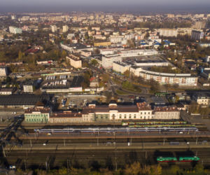 Tak powstawał nowy dworzec PKS. Zdjęcia droniq.pl