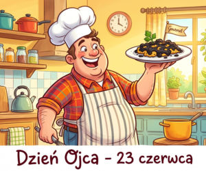Śmieszna kartka elektroniczna na Dzień Ojca