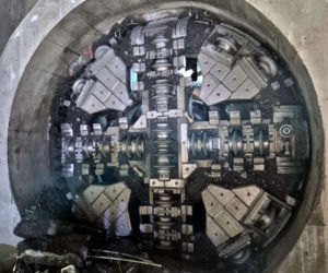 Drążenie tunelu pzrez TBM Kinga