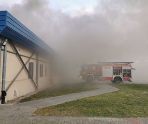 Pożar w zakładach drobiarskich w Iławie. Podsumowanie działań