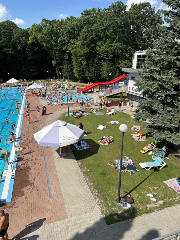 Odkryty basen w Kraśniku