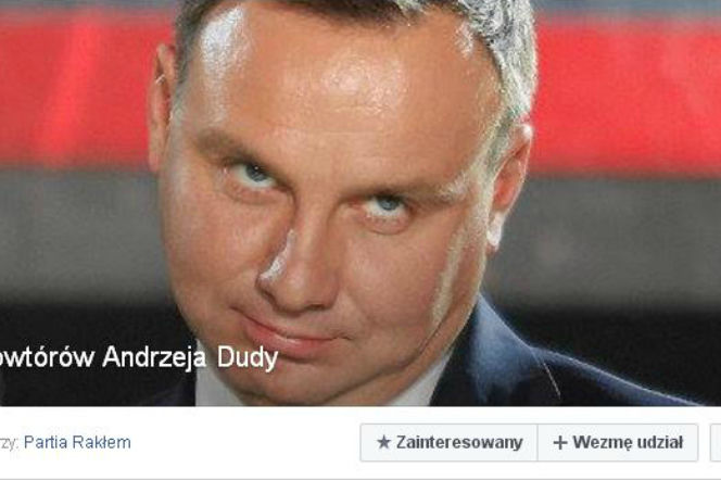 Facebook: Andrzej Duda bohaterem kolejnego wydarzenia