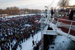 Prezydent spotkał się z kibicami