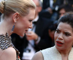 Skandal w Cannes, fan wszedł pod sukienkę Ameriki Ferrery