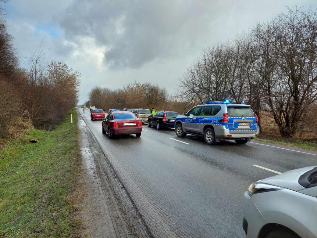 Mini karambol na drodze Starachowice - Wąchock